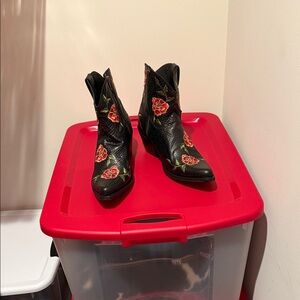 Liberty black booties